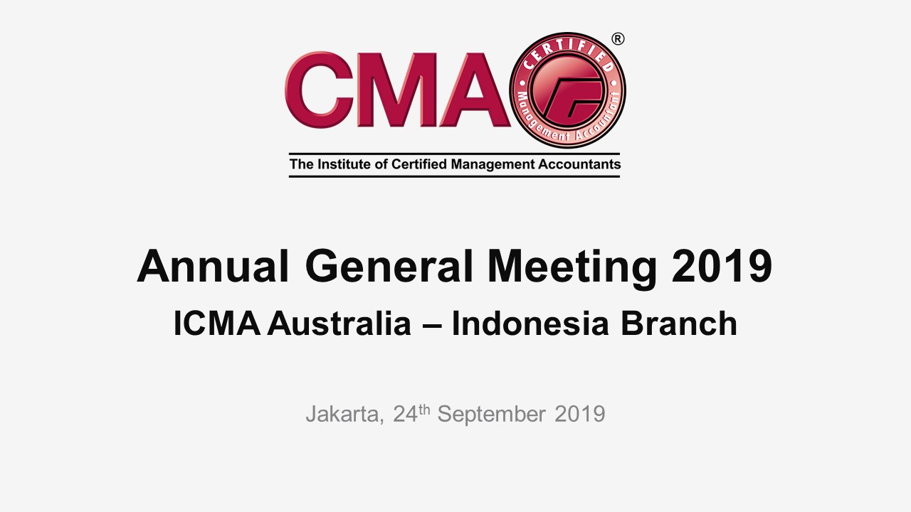 ICMA 2019 - Annual General Meeting Before