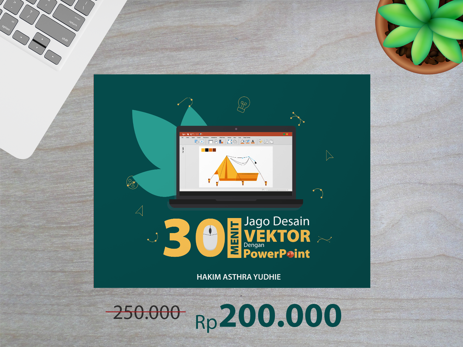 30 Menit Jago Desain Vektor Dengan PowerPoint