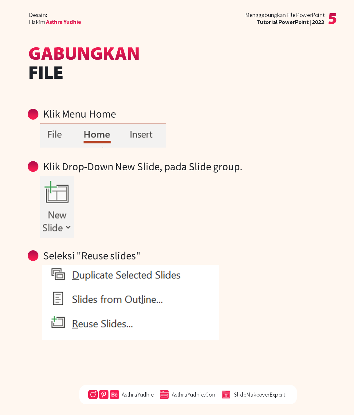 Mengabungkan File PowerPoint 05