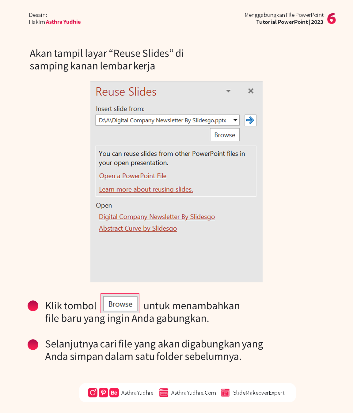 Mengabungkan File PowerPoint 06