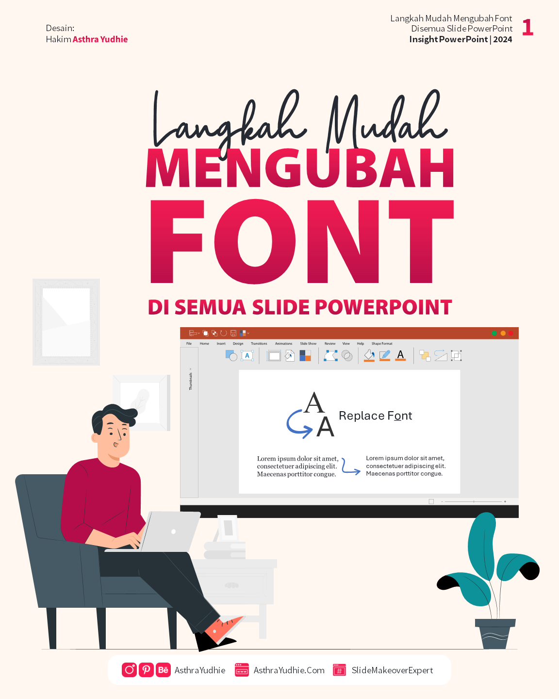 Replace Font Pada PowerPoint 01